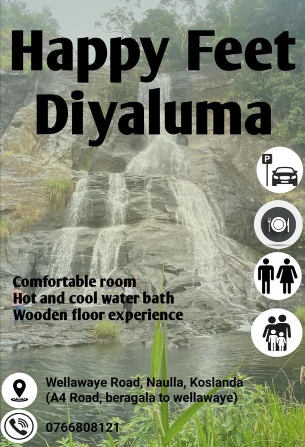 Bed and Breakfast Happy Feet Diyaluma Koslanda Exterior foto